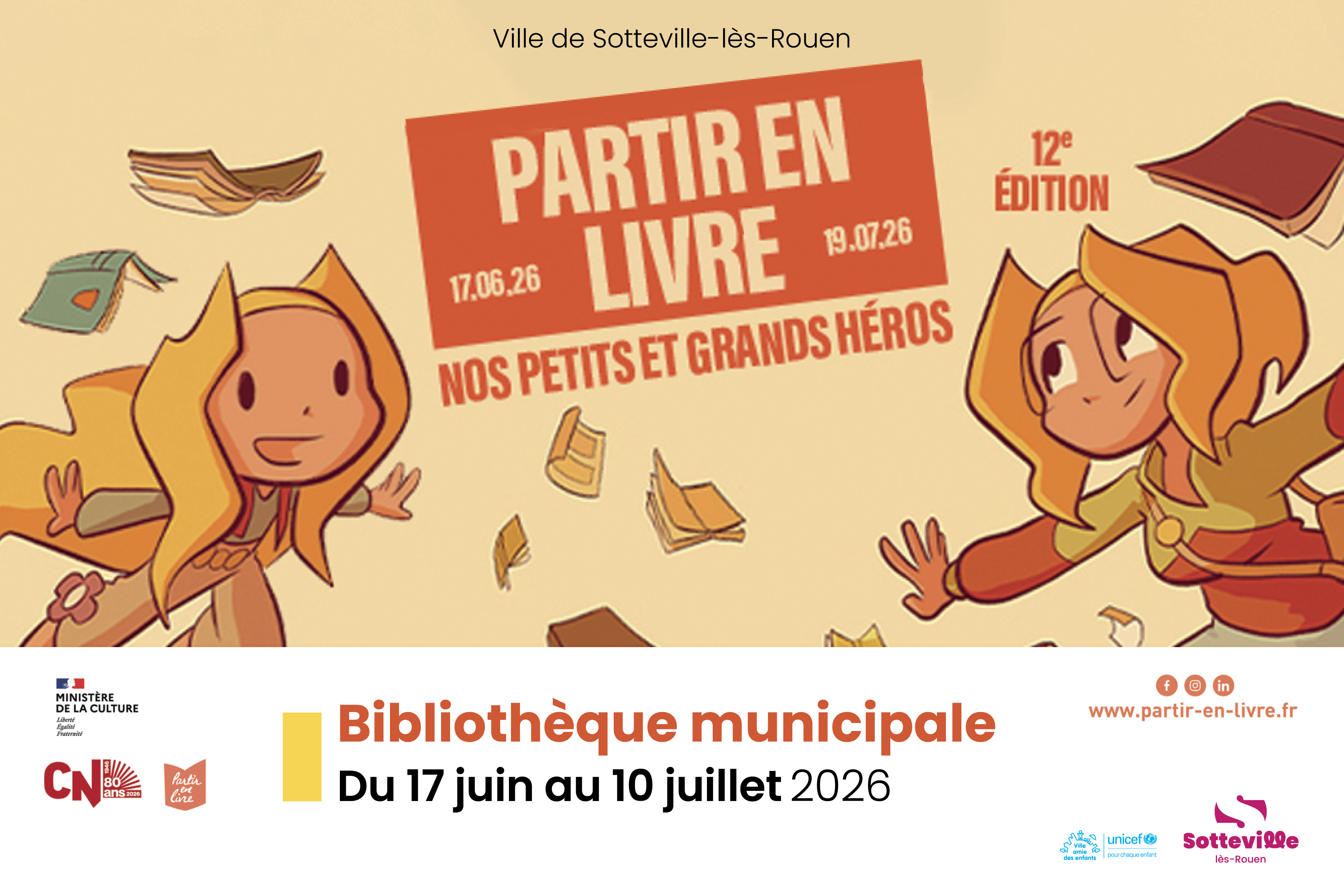 Visuel Partir en livre 2026