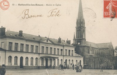 Sotteville-les-Rouen : Mairie et Eglise | 